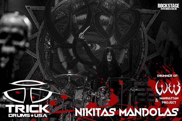 W.E.B. Drummer Nikitas Mandolas Endorsed By Trick Drums USA!