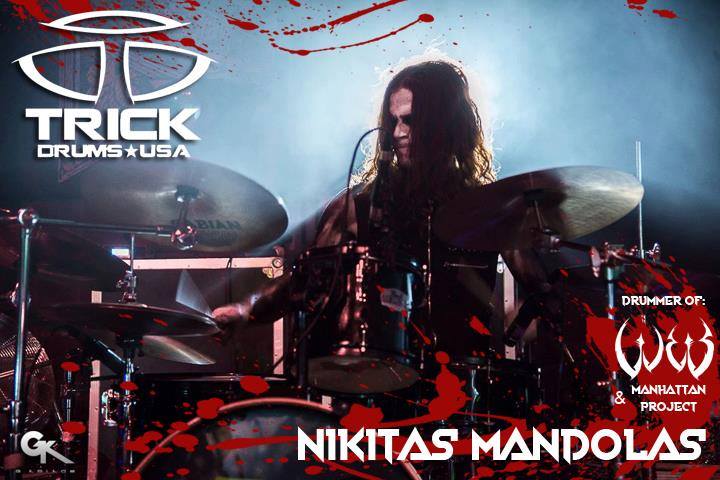 W.E.B. Drummer Nikitas Mandolas Endorsed By Trick Drums USA